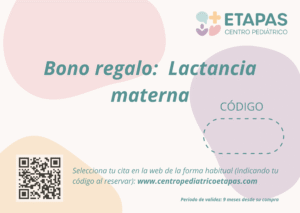 Bono regalo LACTANCIA MATERNA